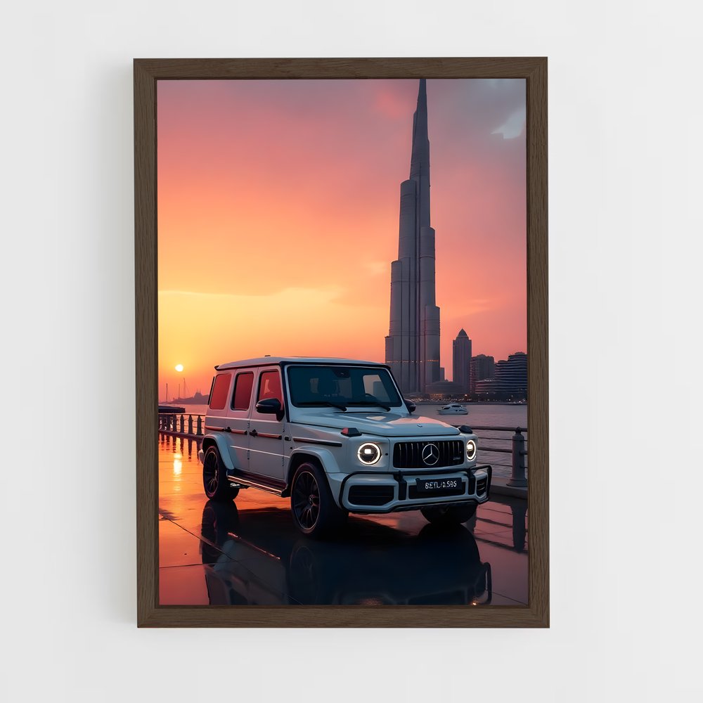 Poster Skyline Racer – affiche Mercedes (vue 5)